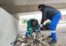 MANTIENE MUNICIPIO DE AGUASCALIENTES LIMPIEZA EN PUENTES Y PASOS A DESNIVEL