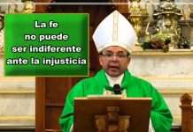 LA FE NO PUEDE SERVIR DE EXCUSA PARA IGNORAR LAS INJUSTICIAS